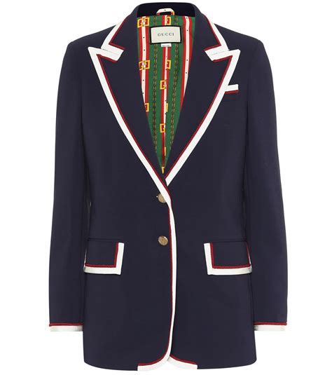 blue and red gucci blazer|gucci blazer second hand.